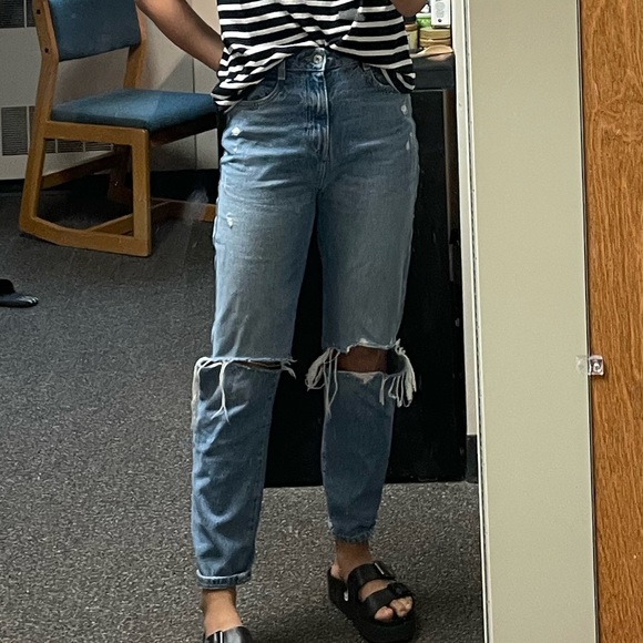 Zara Jeans Zara Mom Jeans Poshmark